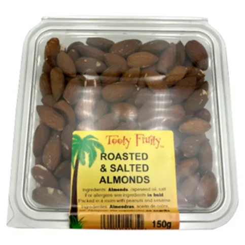 Tooty Fruity Roasted & Salted Almonds 150g