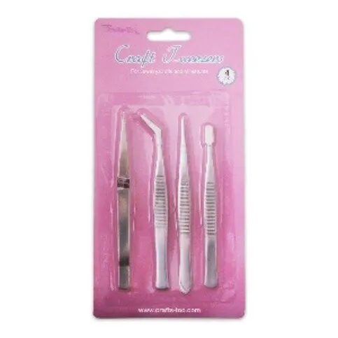 Tweezers 4 Pk Each