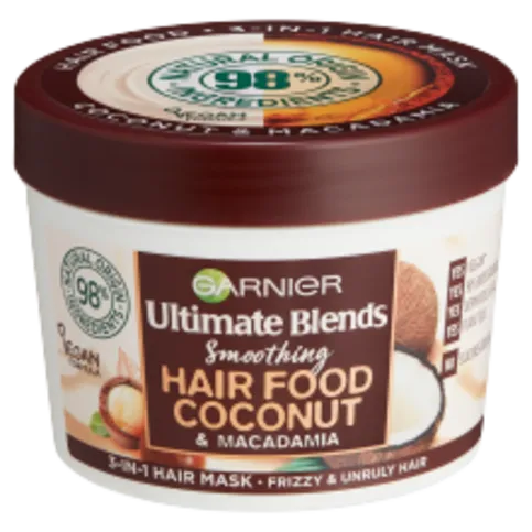 Garnier Ultimate Blends Hair Food Coconut Oil 3-in-1 Hair Mask Treatment for Curly Hair 390ml