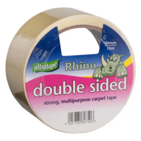 Ultratape Rhino Double Sided Carpet Tape, 50mm x 10m