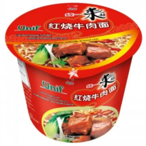 Unif Bowl Instant Noodles Roasted Beef 110g
