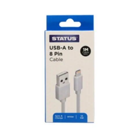 Usb A To 8 Pin 1m Cable