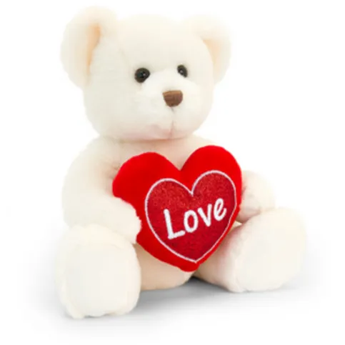 Valentine White Teddy Bear