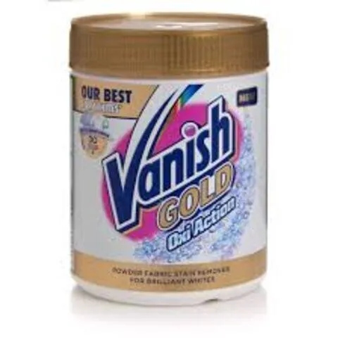 Vanish Oxi Action Crystal White Powder Fabric Stain Remover + Whitener 470g