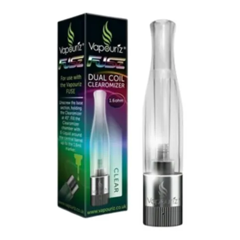 Vapouriz Fuse Dual Coil 1.6 ohm Clearomizer