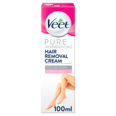 Veet Pue Inspirations Hair Removal Cream Legs and Body Normal Skin 100ml