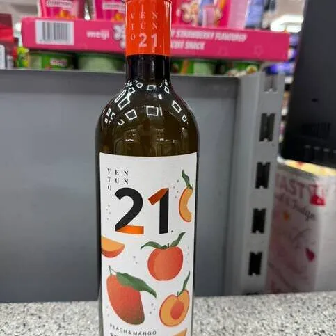Ventuno 21 Peach And Mango Wine 75cl