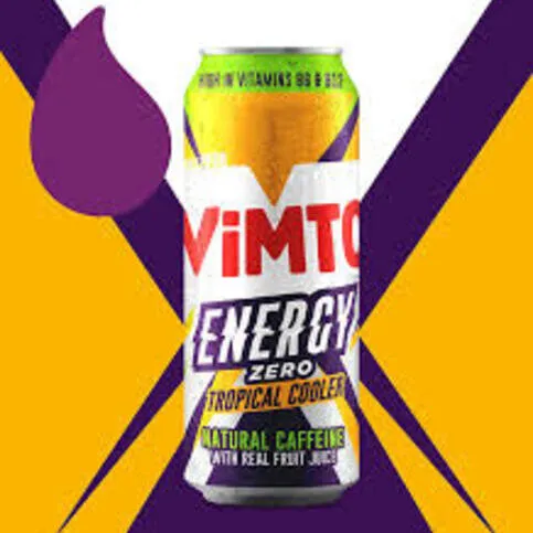 VIMTO energy zero tropical cooler with real fruits 500ml