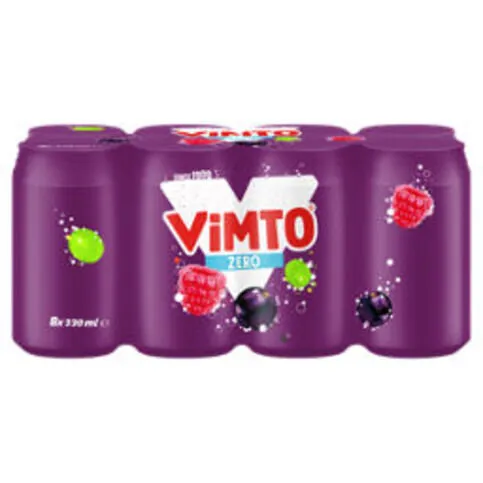 Vimto Sparkling Zero 8 x 330ml Cans