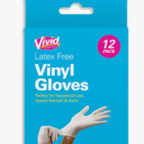 Vinyl Gloves 12Pk EACH