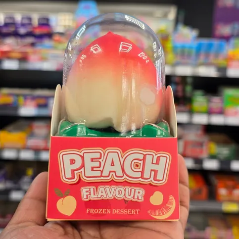 Viral Ice Cream Peach Flavor