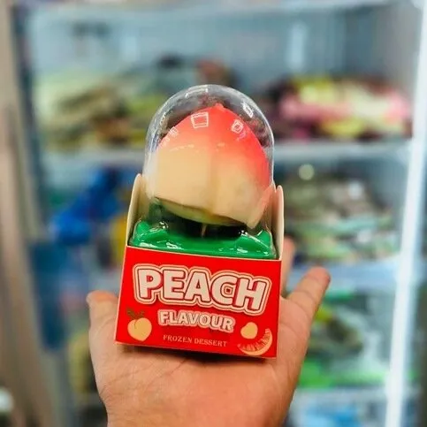 Viral Peach Ice Cream