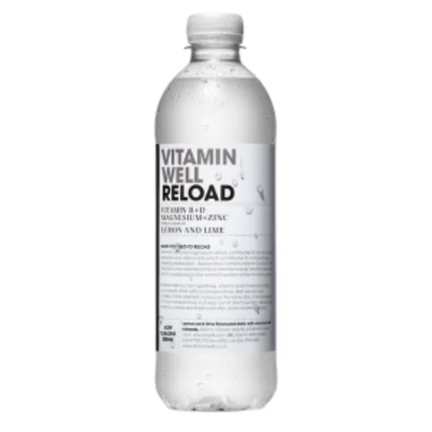 Vitamin Well Vitamin Water Reload Lemon And Lime 500ml