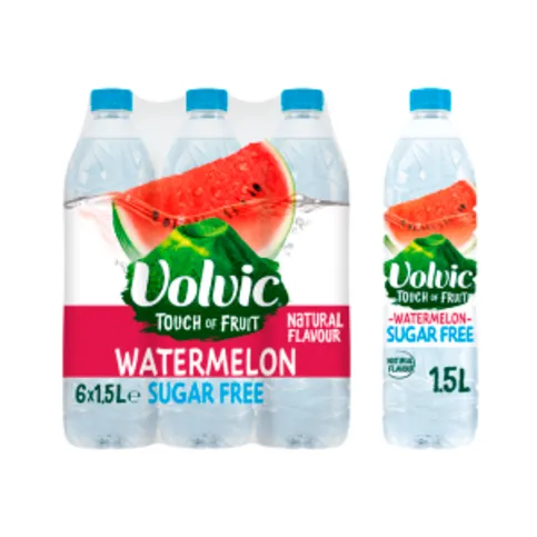 Volvic Touch of Fruit Sugar Free Watermelon Natural Flavoured Water