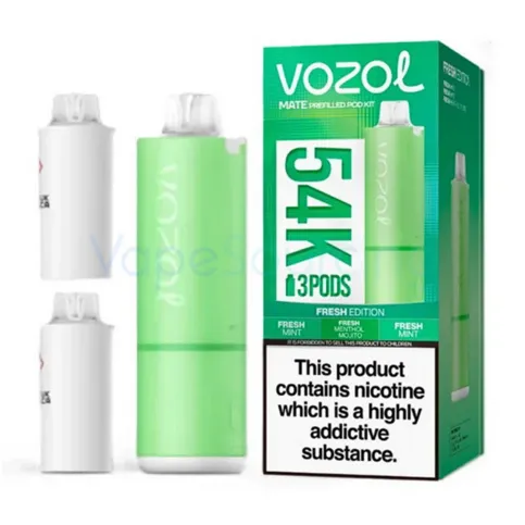 Vozol 54K Prefilled Vape Kit 3 Pods - Fresh Edition