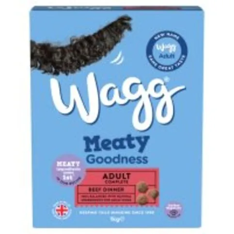 WAGG MEATY GOODNESS ADULT COMPLETE BEEF DINNER 1KG