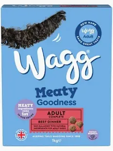 WAGG MEATY GOODNESS BEEF BLUE 1KG