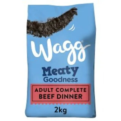 WAGG MEATY GOODNESS BEEF DRY COMPLETE DOG FOOD 2KG