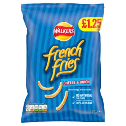 Walkers French Fries Cheese & Onion Share Bag 54g