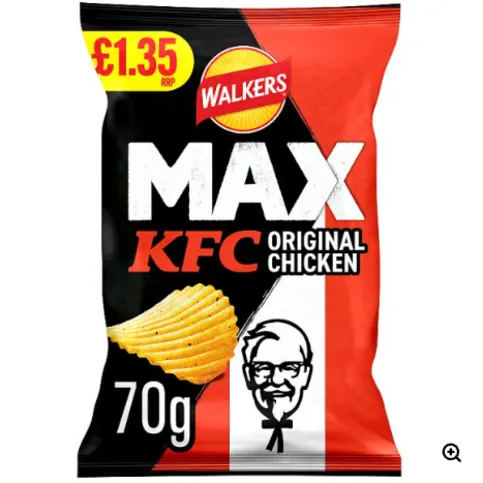 Walkers MAX KFC Original Chicken Crisps 70g