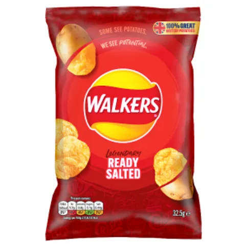Walkers Ready Salted Crisps 32.5g