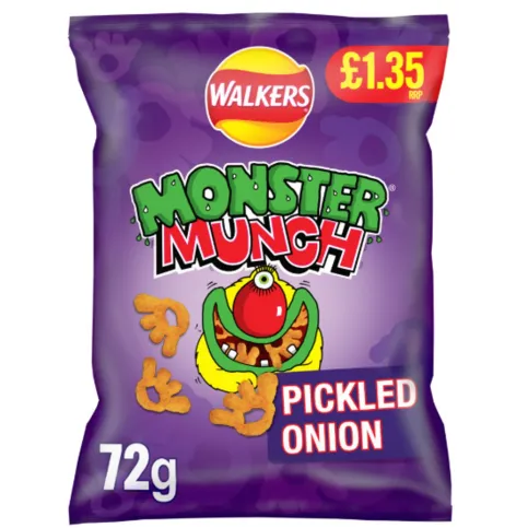 Walk M/munch P/onion 72g