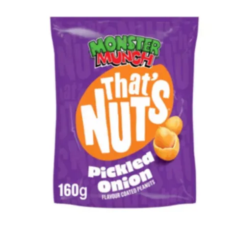 Walkers That's Nuts Monster Munch Pickled Onion 160g