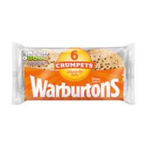 Warburtons 6 Crumpets
