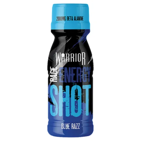 Warrior Blue Razz Rage Energy Shot 60ml
