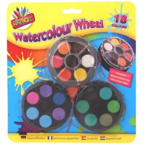 Watercolor Wheel 18 Colours