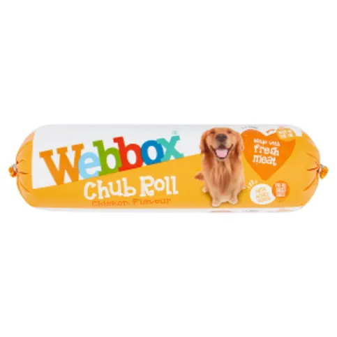 Webbox Chub Roll Chicken Flavour 1-7 Years 720g - Dog food