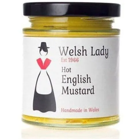 Welsh Lady Hot English Mustard 170g
