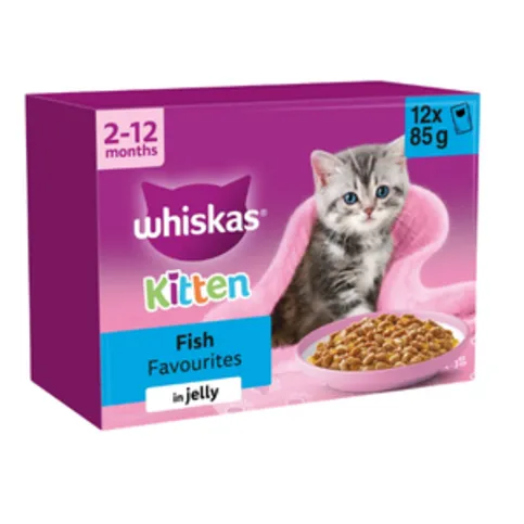 Whiskas Fish for Kittens 2 - 12mths 12x 85g