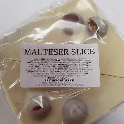 White malteser slice 2pk