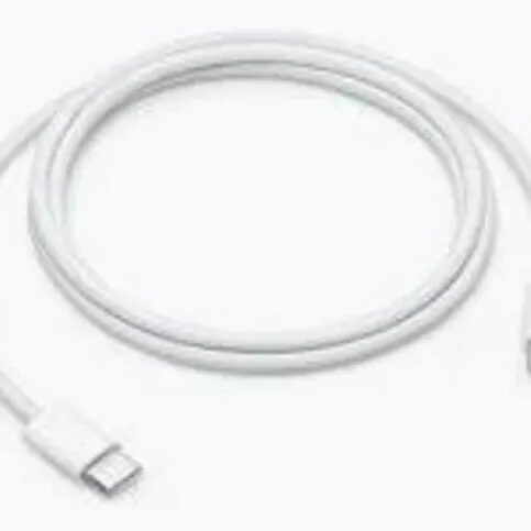 WHITE TYPE-C TO TYPE-C CABLE 2M
