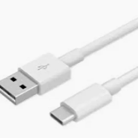 WHITE TYPE-C TO USB CABLE 2M