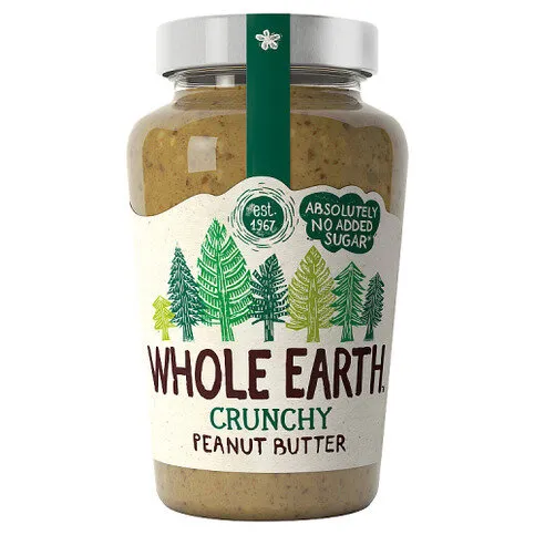 Whole Earth Crunchy Peanut Butter 454g