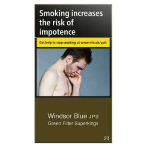 Windsor Blue JPS Green Filter Super Kings 20 Pack
