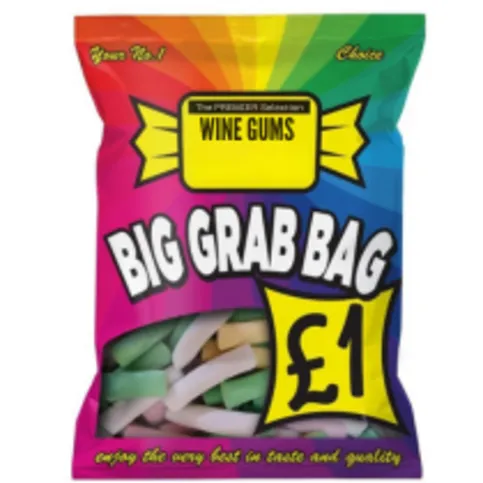 BGB- WINE GUMS SWEET BAG