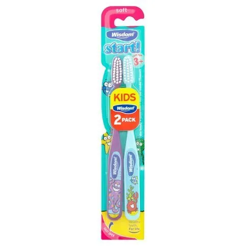 Wisdom Start! - Soft Toothbrush from Age 3+ _ 2x pack