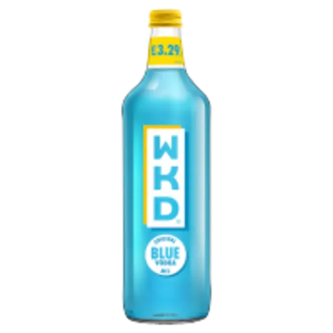WKD BLUE 3.4% 70CL PM£3.29