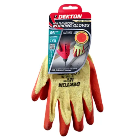 Dekton Latex Coated Working Gloves Medium