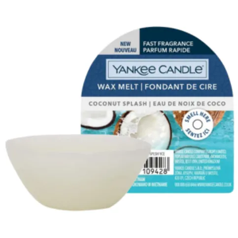 Yankee Candle Wax Melt Coconut Splash Flavor 22g
