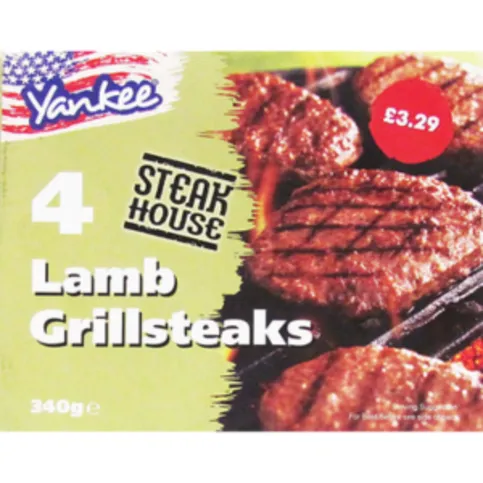 Yankee Lamb Grills Steak - Frozen Food