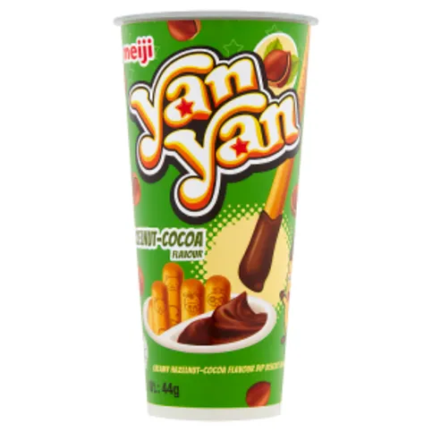 Yan Yan Creamy Hazelnut-Cocoa Flavour Biscuit Snack 44g