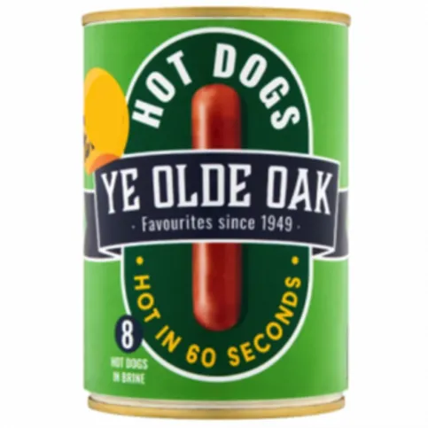 Ye Olde Oak 6 Hot Dogs in Brine 560g