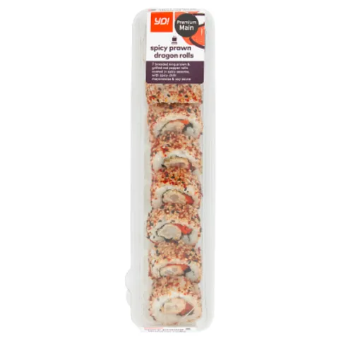 Yo! Spicy Prawn Dragon Rolls 203g