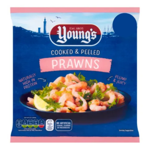 Young's Cooked & Peeled Prawns 180g