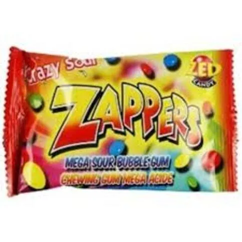 Zed Candy Zappers Bubble Gum 35g