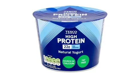 Tesco High Protein Natural Yogurt 500g